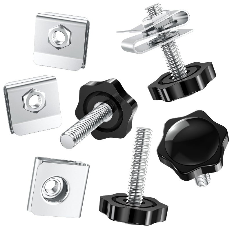 Amazicha Saddlebag Locks Theft Deterrent Saddle Bag Mounting Screw Bolt Black Fit for Harley Davidson Touring Street Glide,Electra Glide, Road Glide, Road King 1988-2024 - Image 1